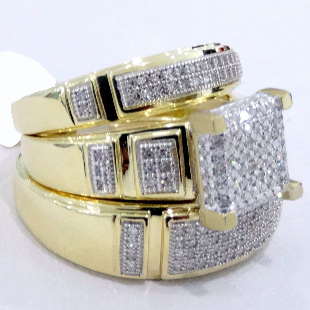 New Golden Luxury Diamond Ring