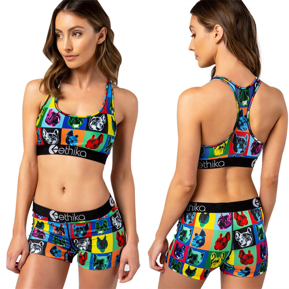 Cartoon Printing Two-Piece Suit