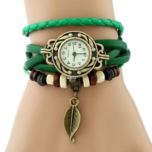 Leaf Watch Braclet