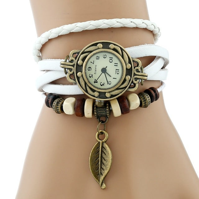 Leaf Watch Braclet