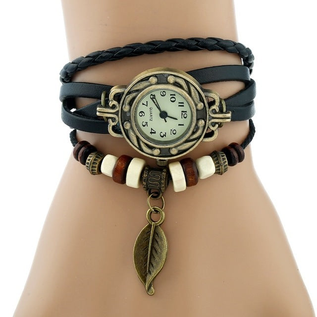 Leaf Watch Braclet