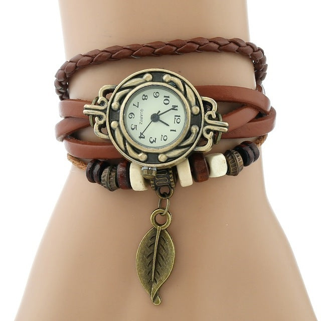 Leaf Watch Braclet