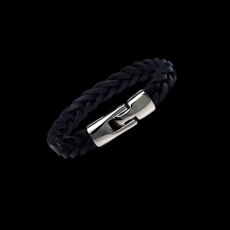 Leather alloy vintage hand-woven