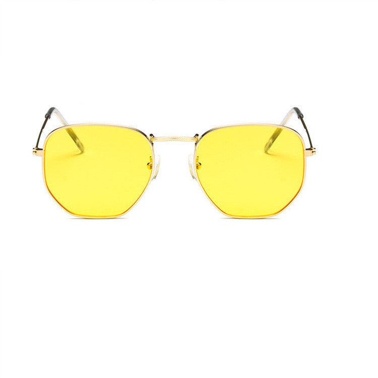 Retro Street Sunglasses Transparent Ocean Sunglasses