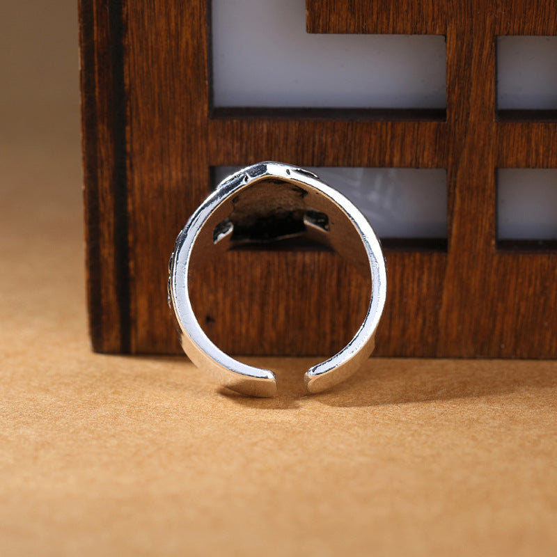 geschnitzter Vintage-Ring