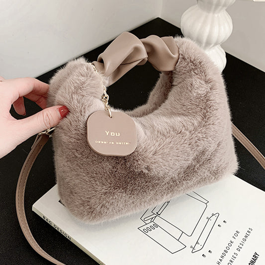 Winter Tote Cute Plush Women