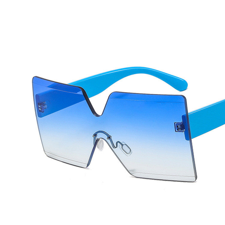 European And American Rimless Sunglasses