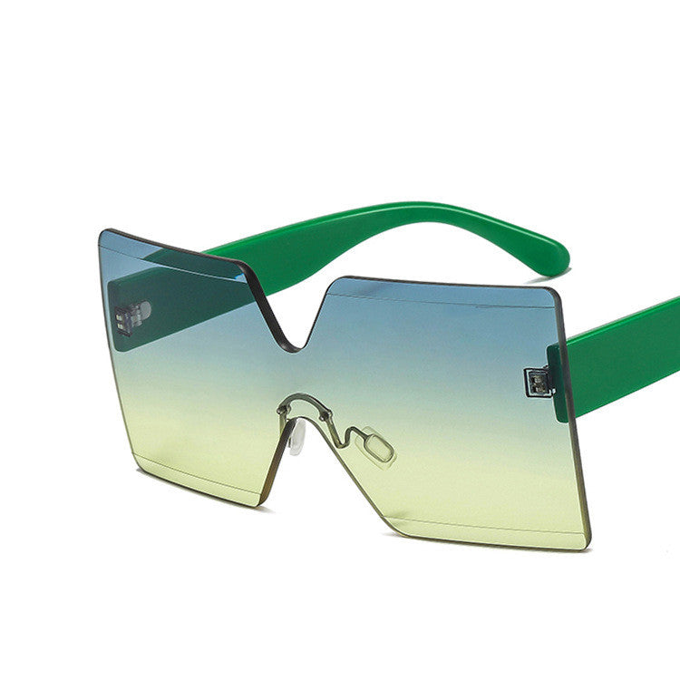 European And American Rimless Sunglasses