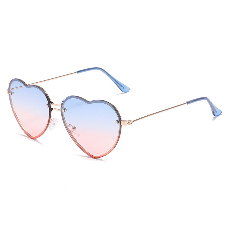 Women's Love Rimless All Match Sunglasses